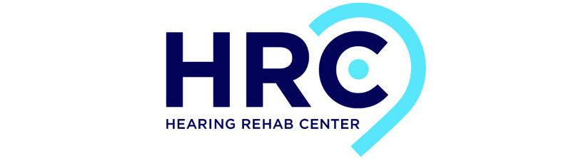 A logo for the hearing rehab center of america.